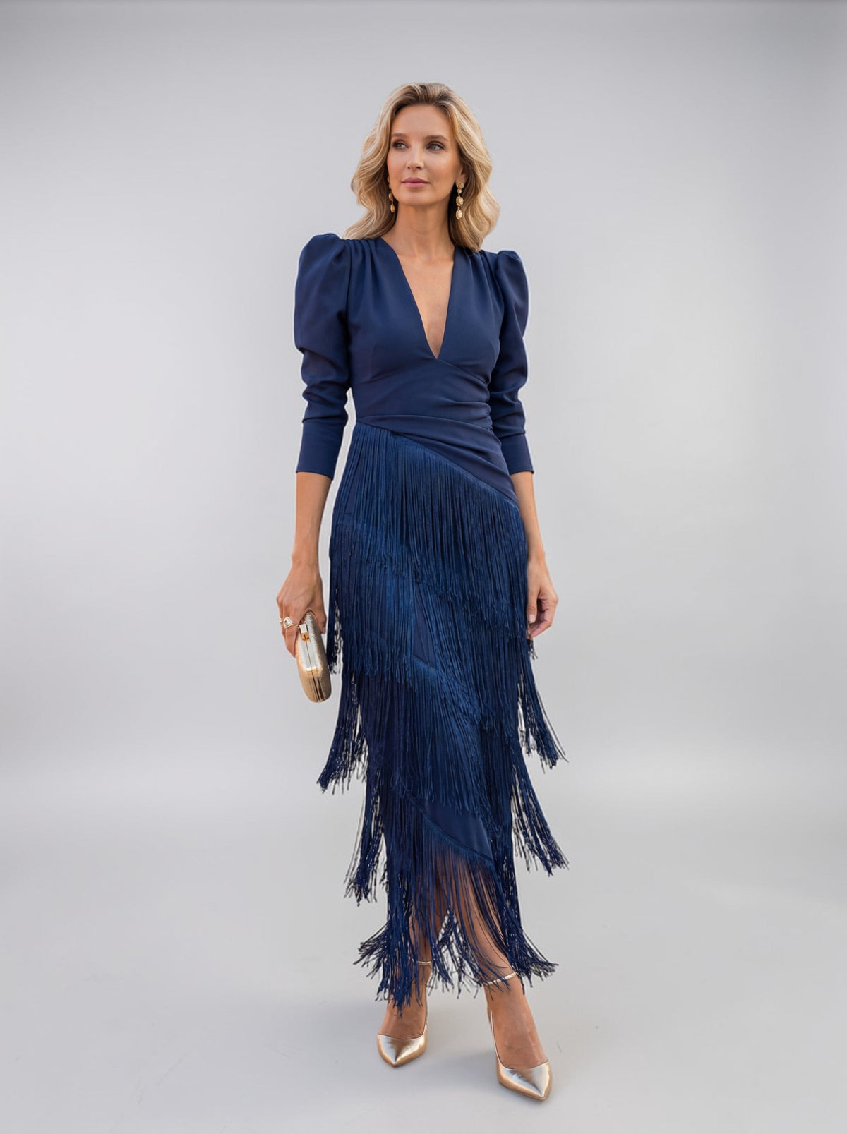 Valerina Fringe Elegance Dress