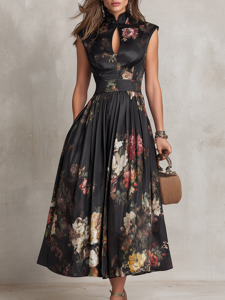 Eloria Elegant Midi Dress