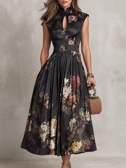 Eloria Elegant Midi Dress