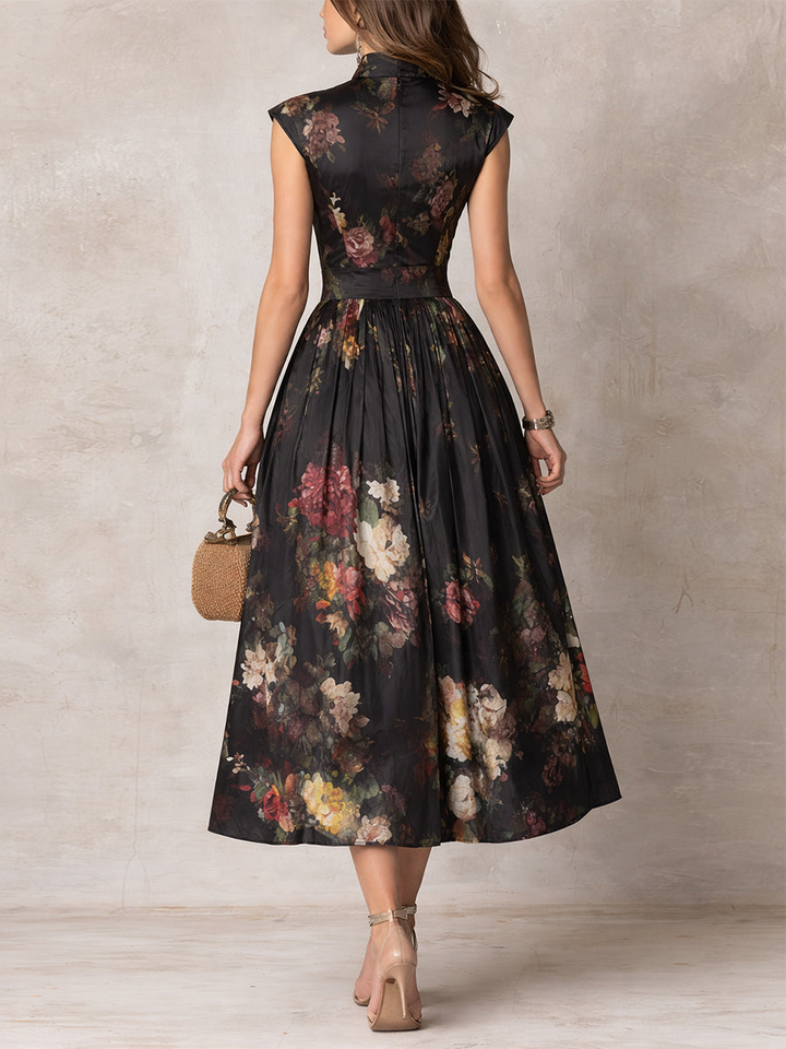 Eloria Elegant Midi Dress