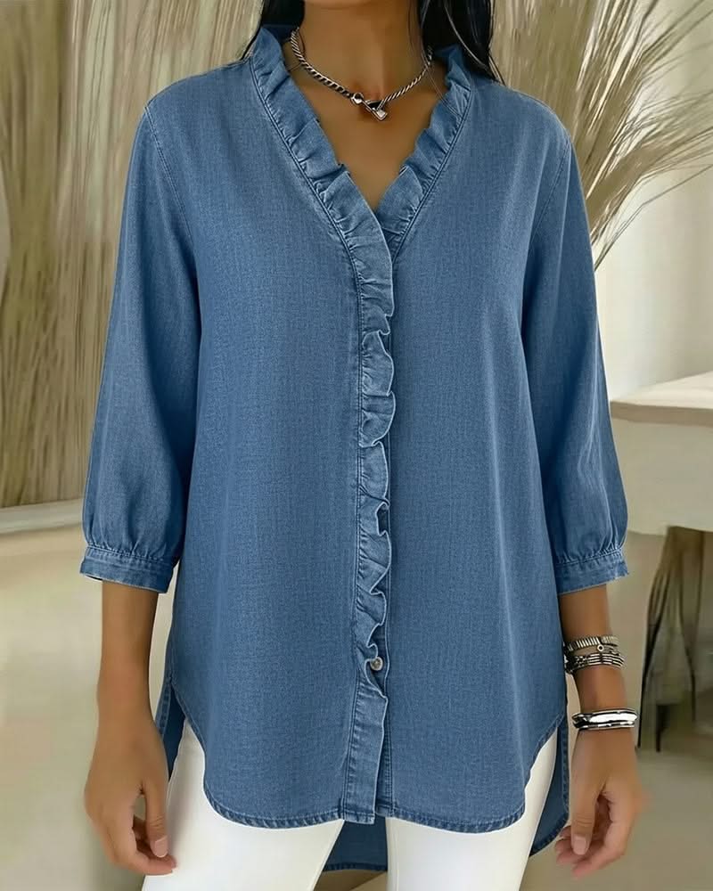 CELESTE RUFFLE TOP