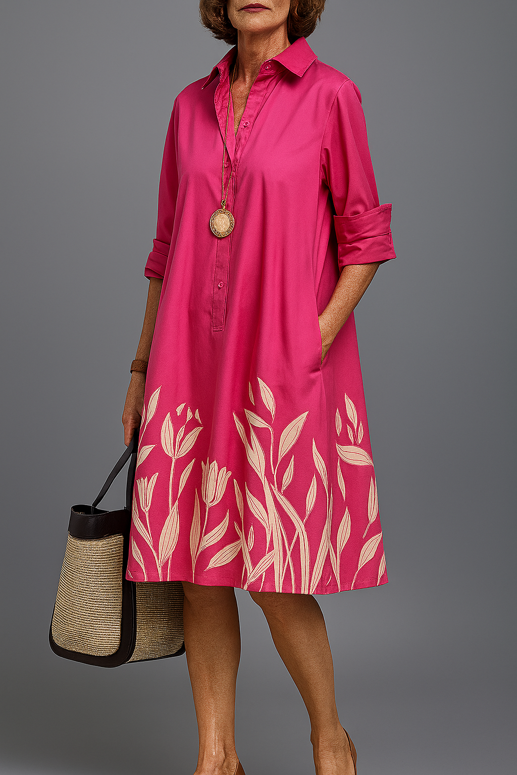 Elina Comfortable Midi Dress