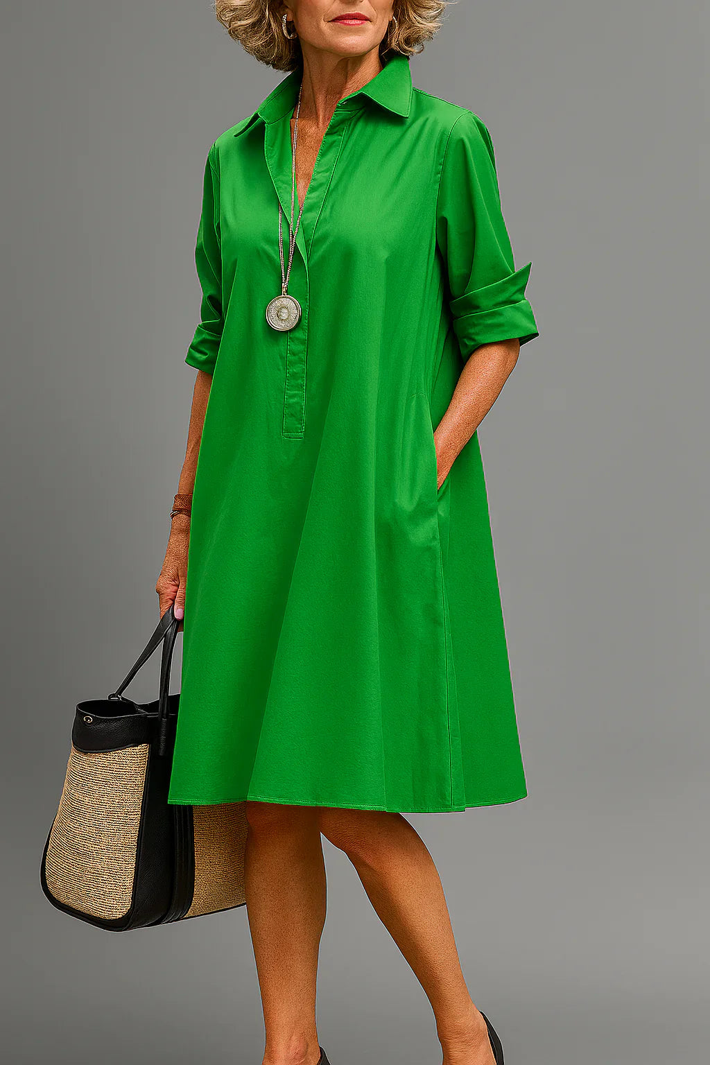Elina Comfortable Midi Dress