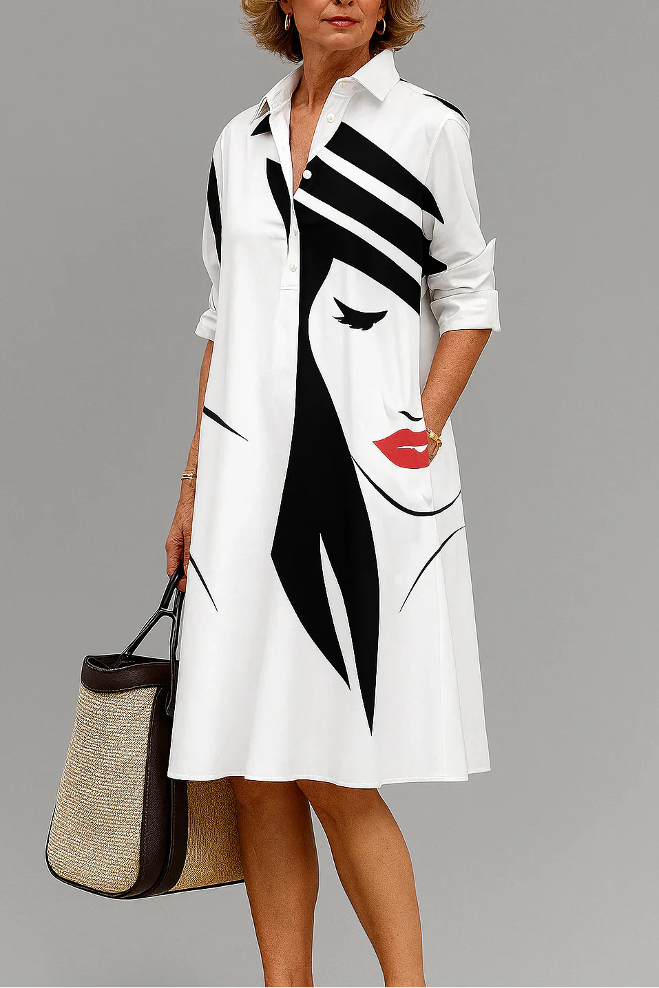Elina Comfortable Midi Dress