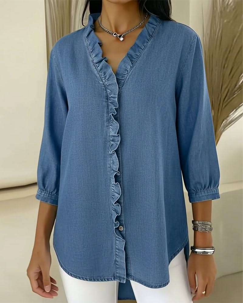 CELESTE RUFFLE TOP