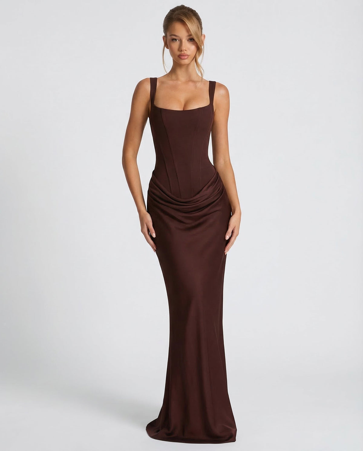 Elira Hourglass Maxi Dress