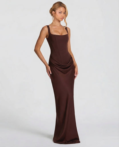 Elira Hourglass Maxi Dress