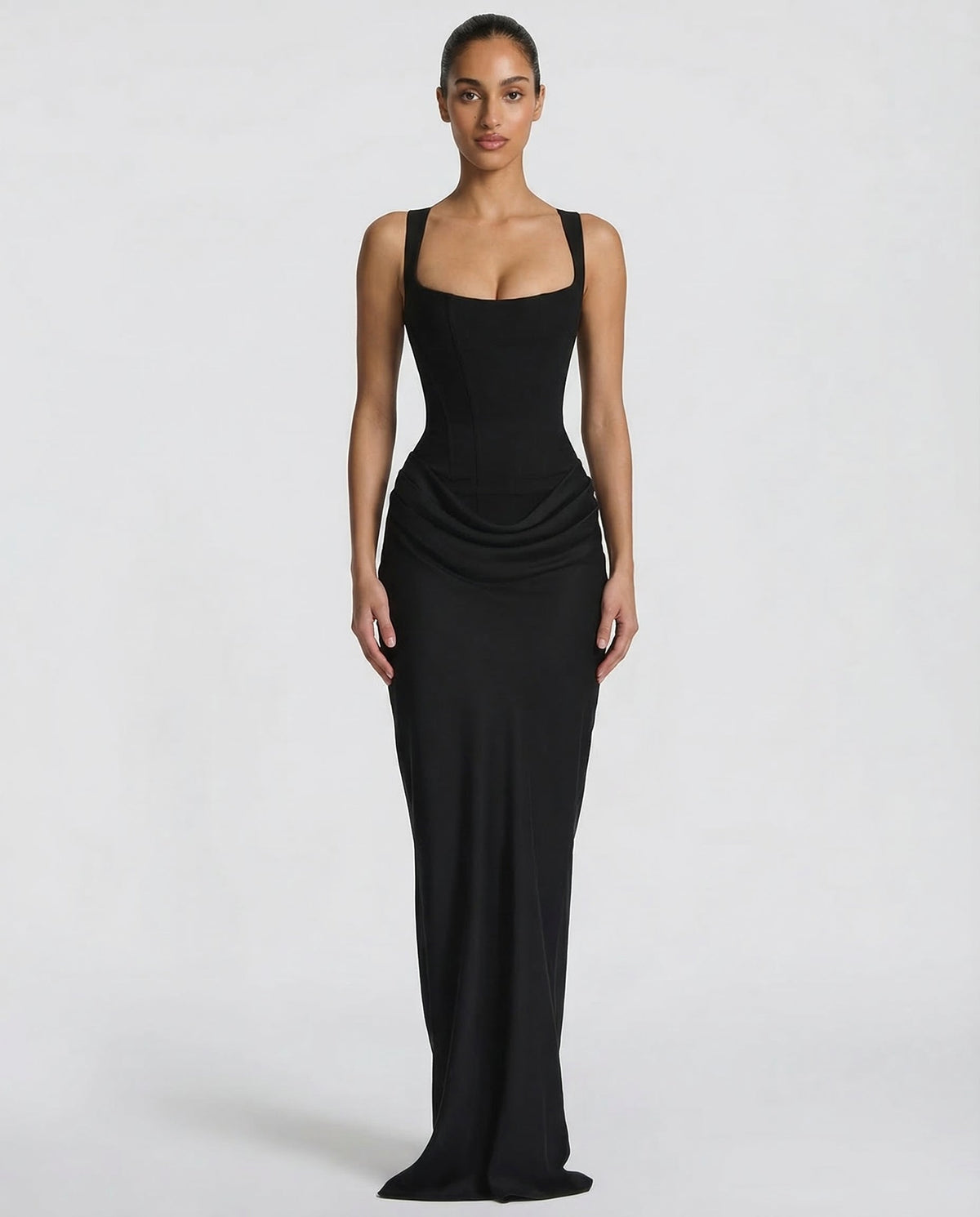 Elira Hourglass Maxi Dress