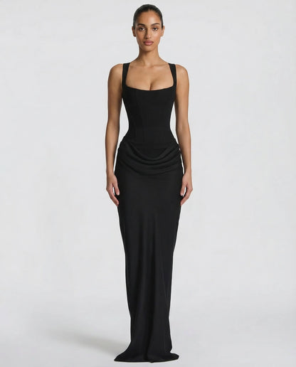 Elira Hourglass Maxi Dress