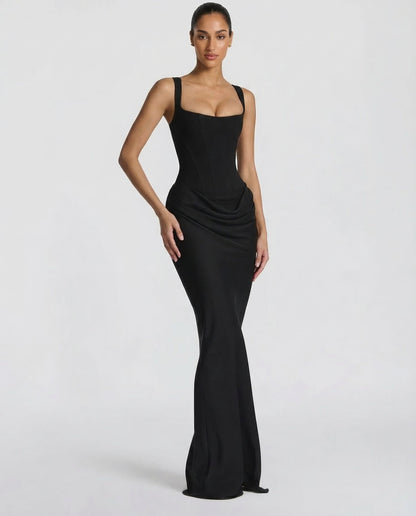 Elira Hourglass Maxi Dress