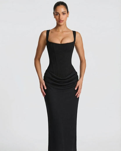 Elira Hourglass Maxi Dress