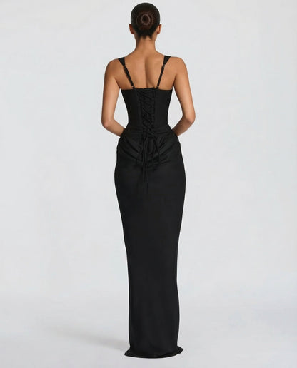Elira Hourglass Maxi Dress
