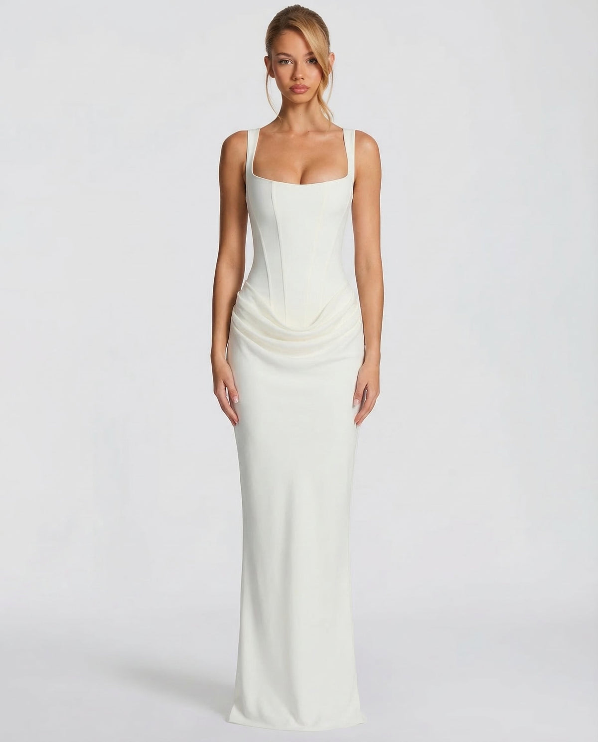 Elira Hourglass Maxi Dress