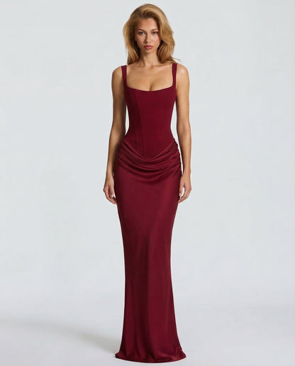 Elira Hourglass Maxi Dress