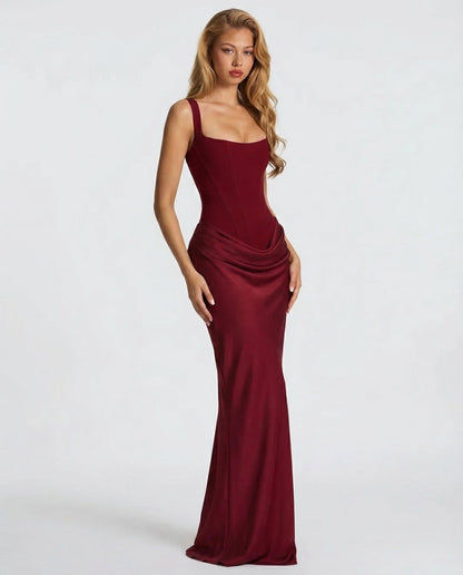 Elira Hourglass Maxi Dress