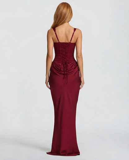 Elira Hourglass Maxi Dress