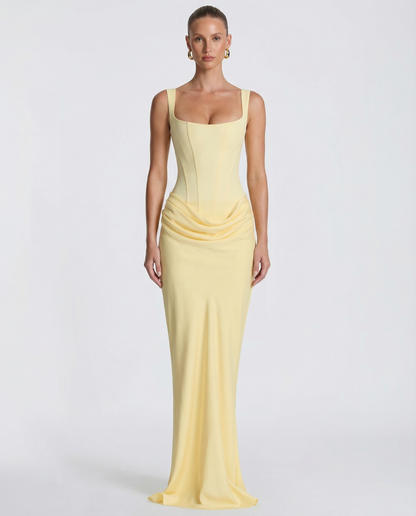 Elira Hourglass Maxi Dress
