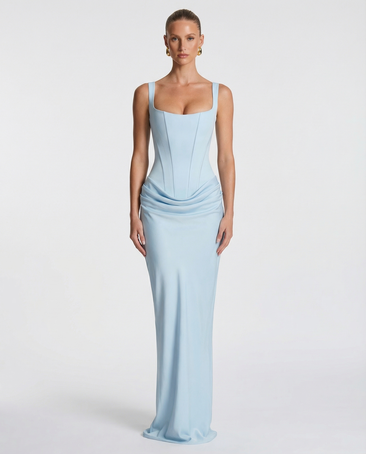Elira Hourglass Maxi Dress