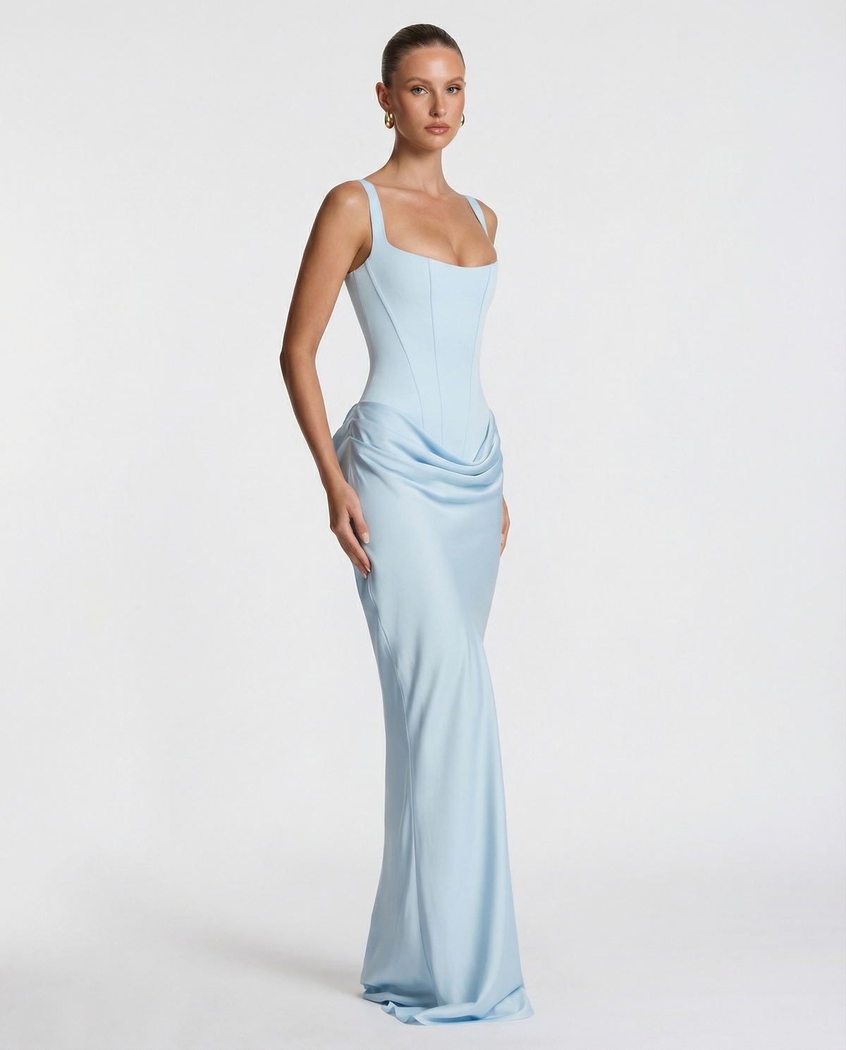 Elira Hourglass Maxi Dress
