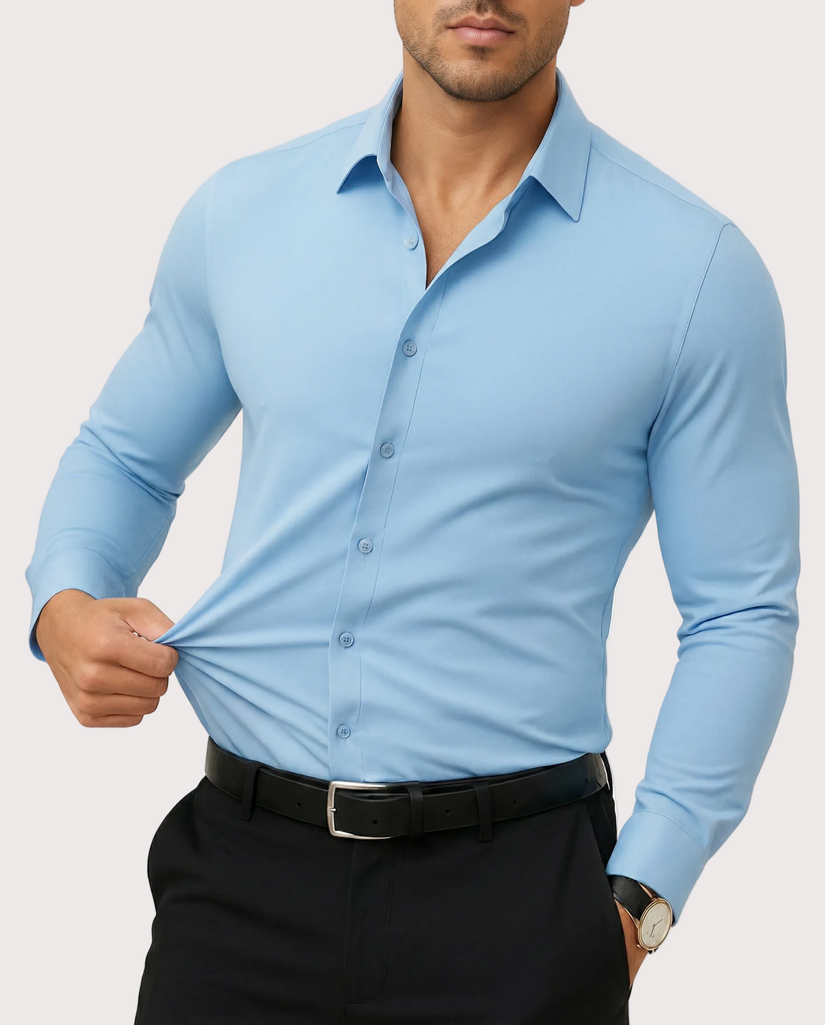 Arden Blue Stretch Shirt 3-Pack