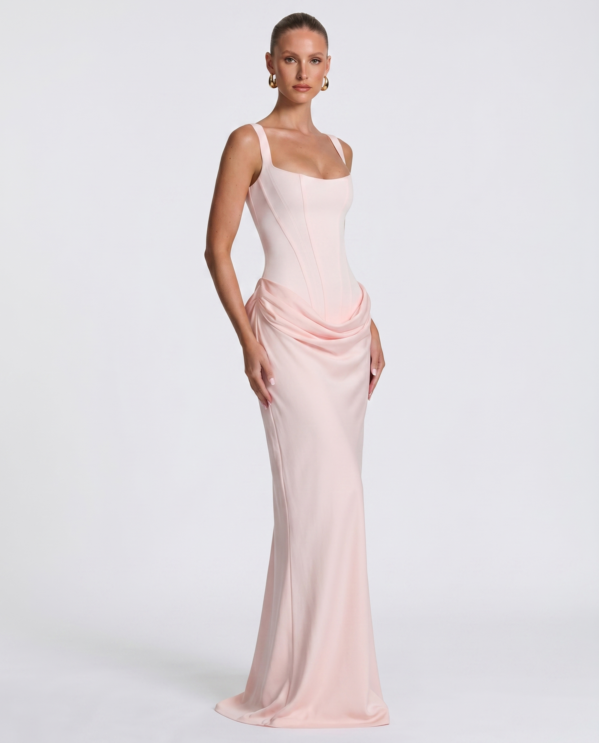 Elira Hourglass Maxi Dress