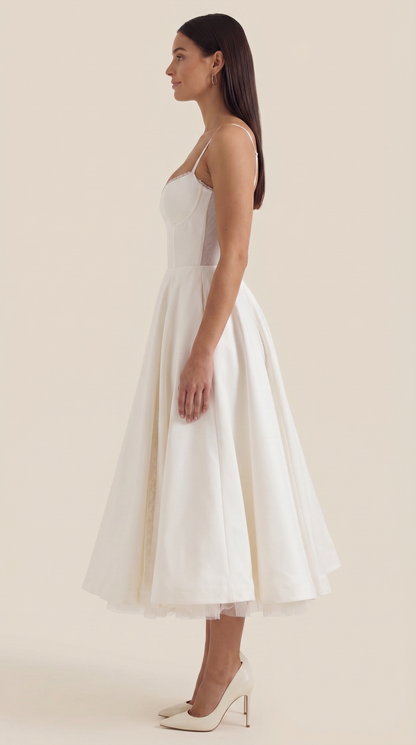 Elowira Tulle Midi Dress