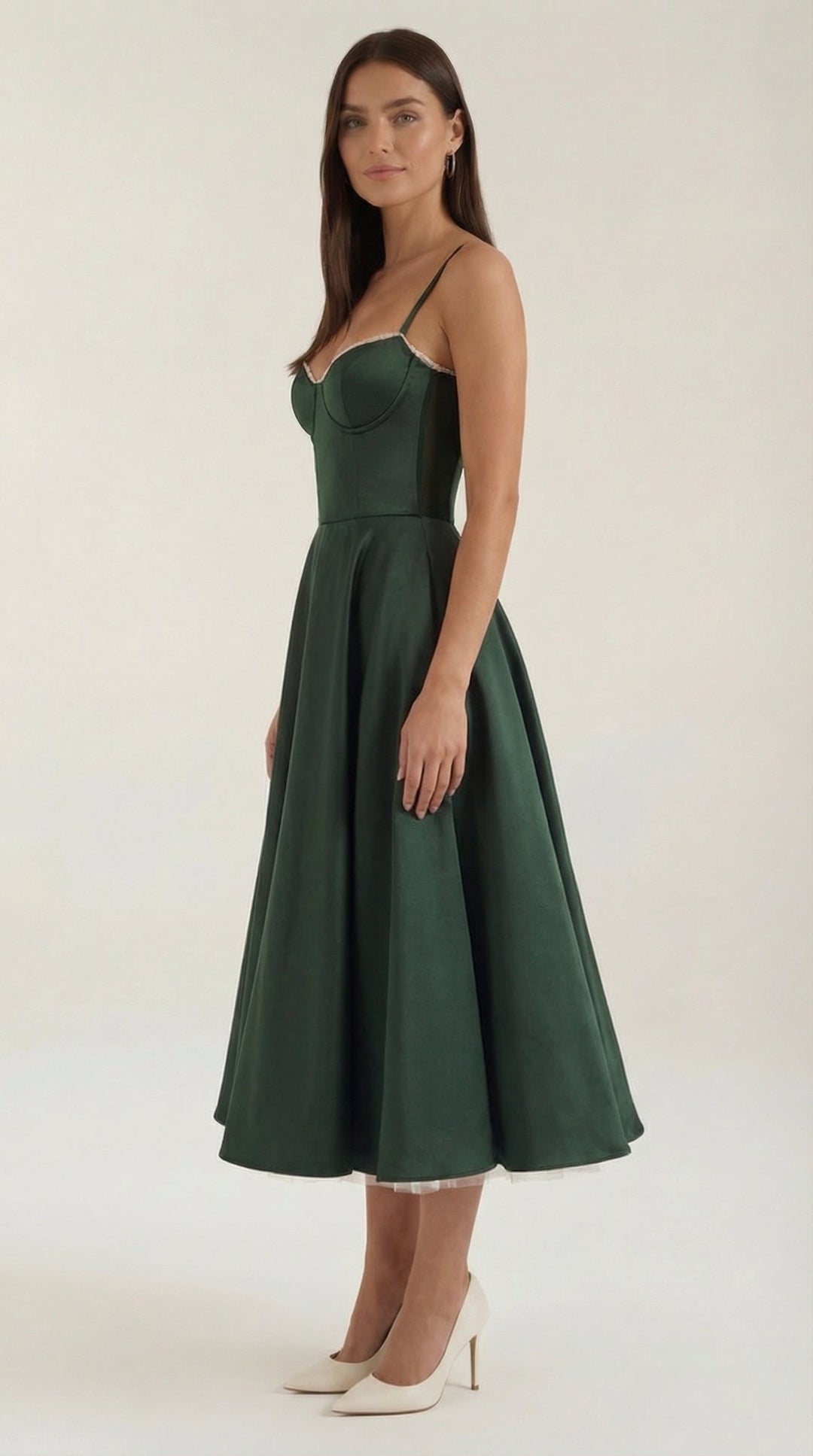 Elowira Tulle Midi Dress