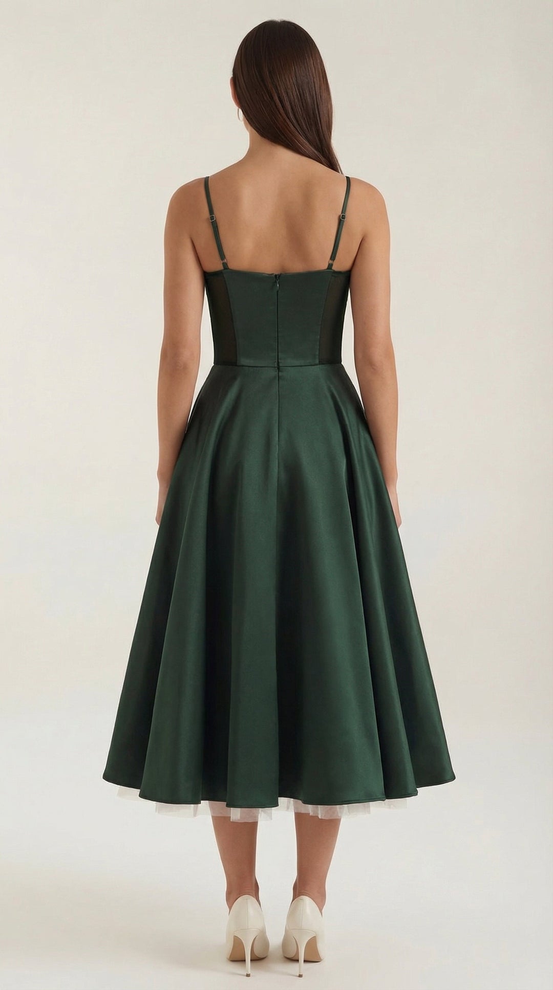 Elowira Tulle Midi Dress