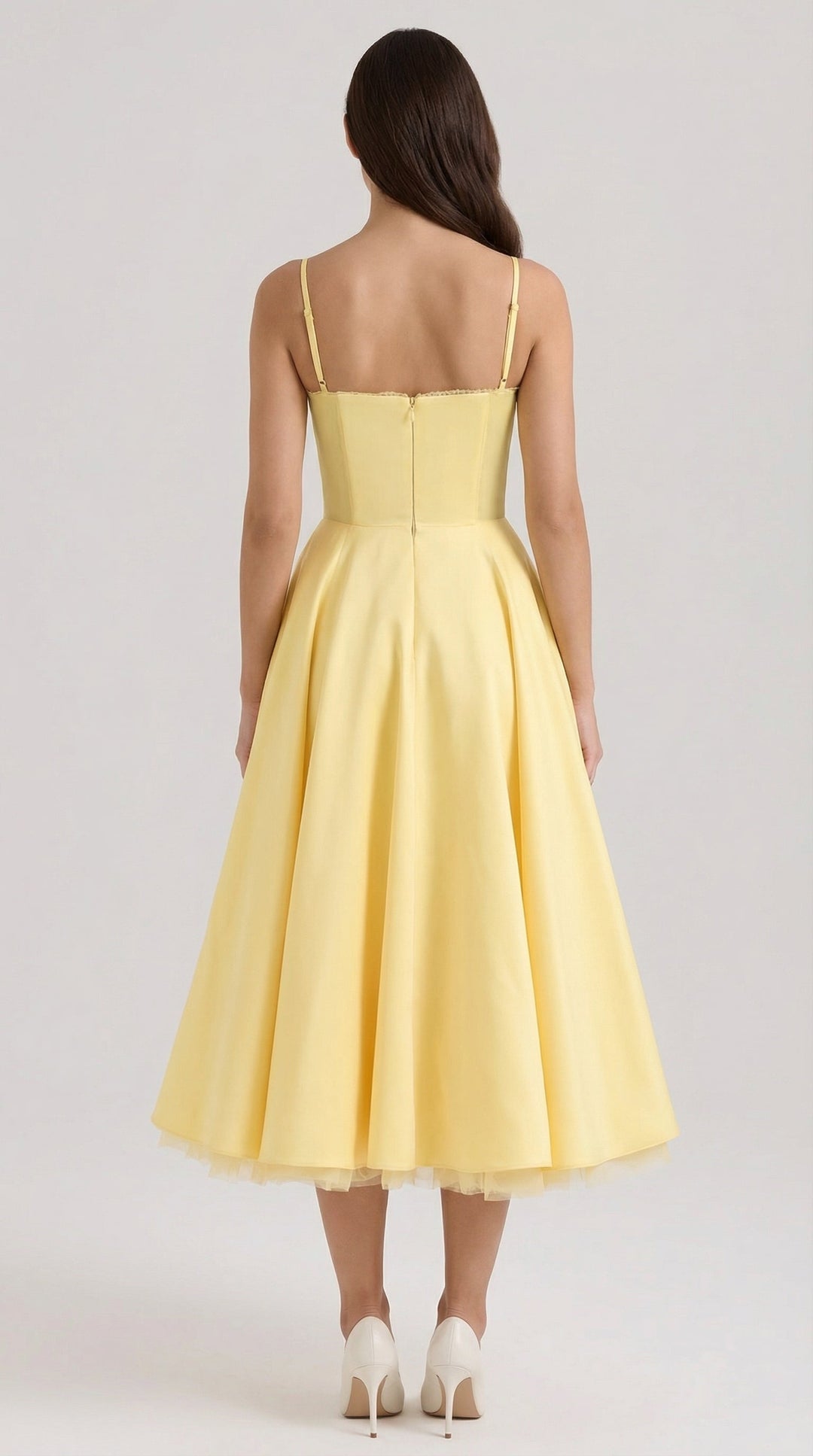 Elowira Tulle Midi Dress