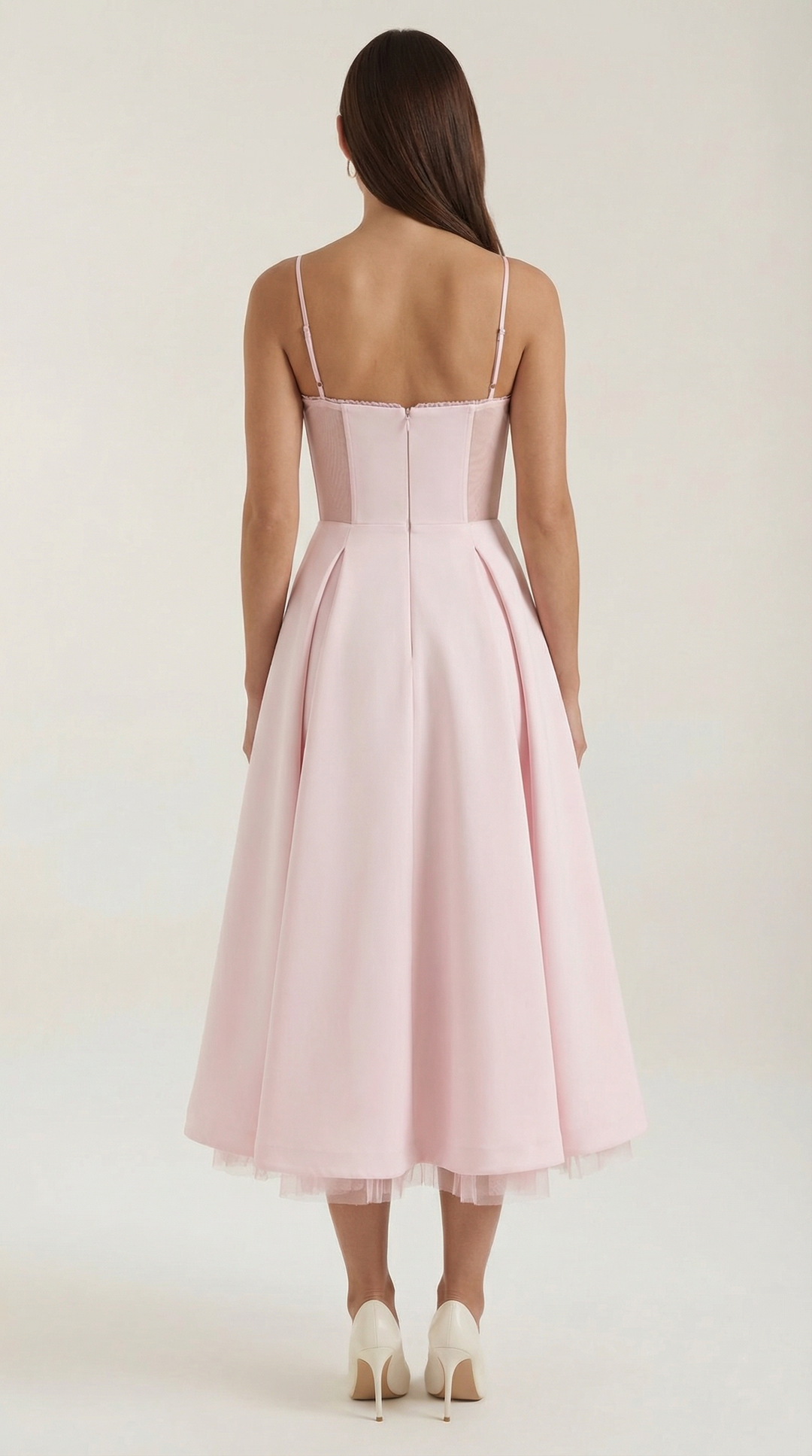 Elowira Tulle Midi Dress