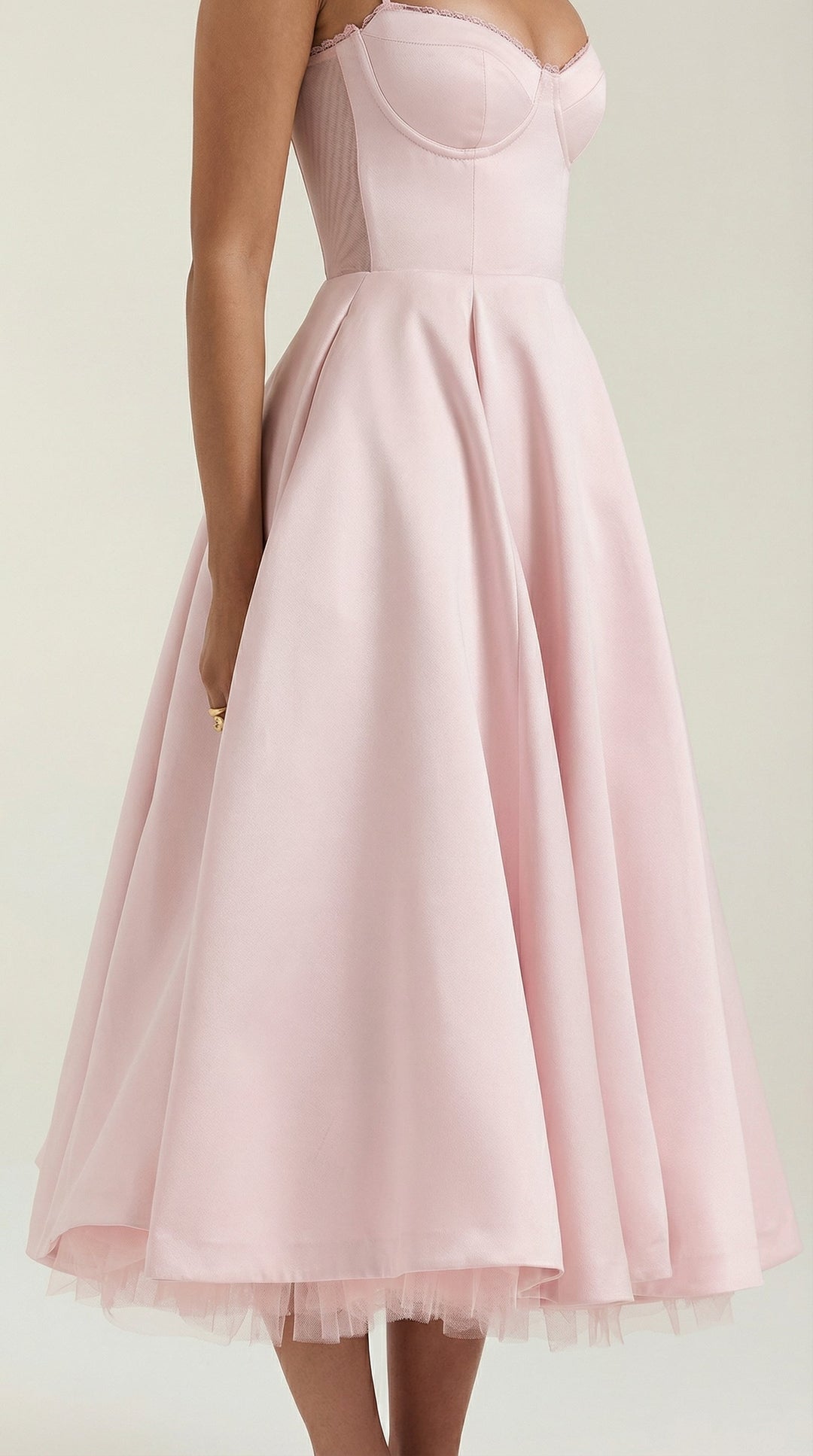 Elowira Tulle Midi Dress