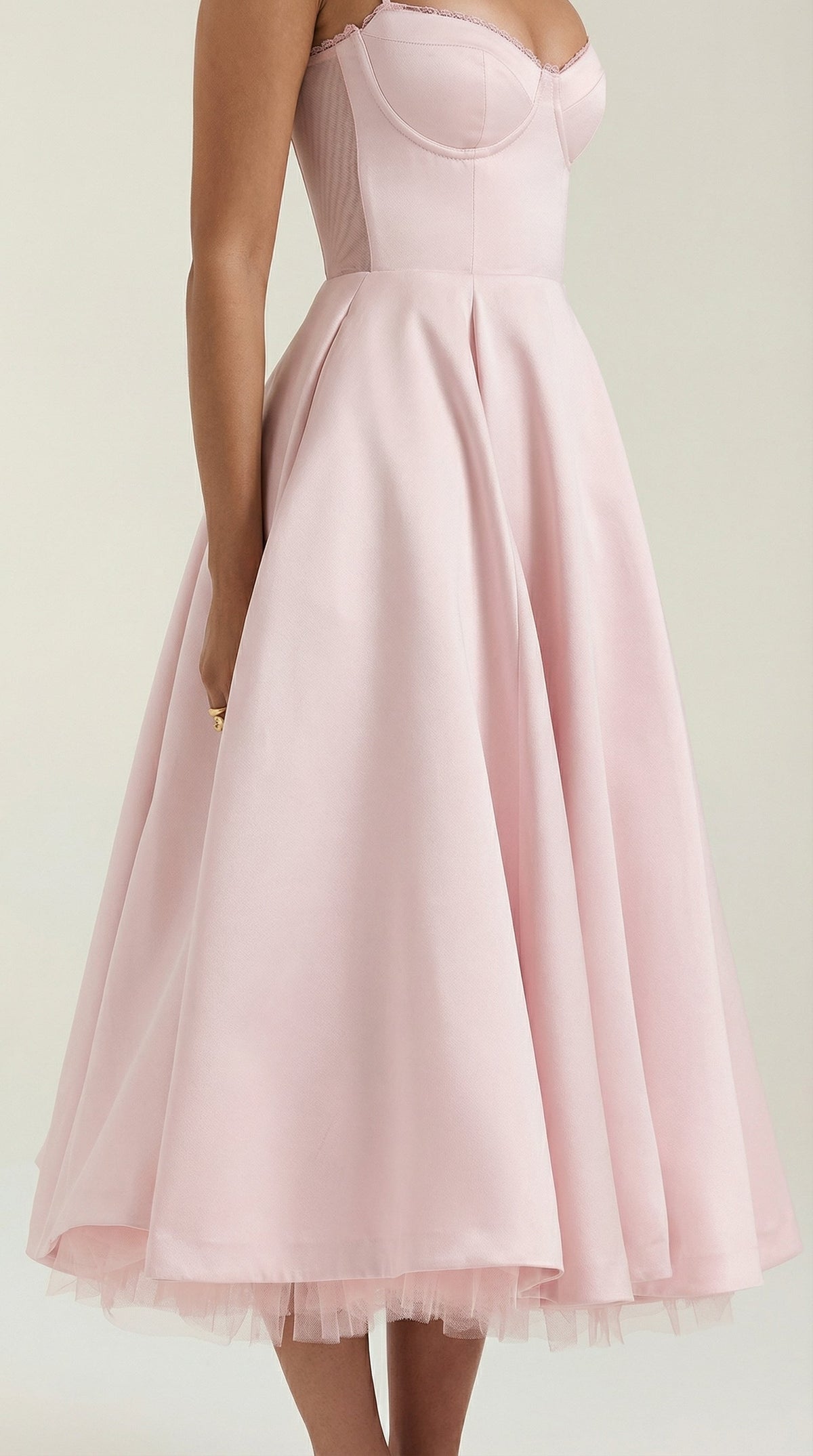 Elowira Tulle Midi Dress