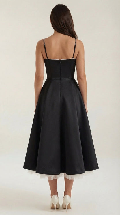 Elowira Tulle Midi Dress