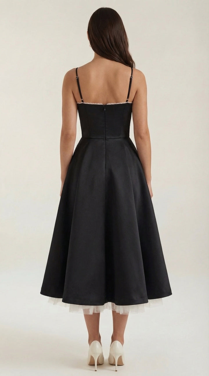 Elowira Tulle Midi Dress