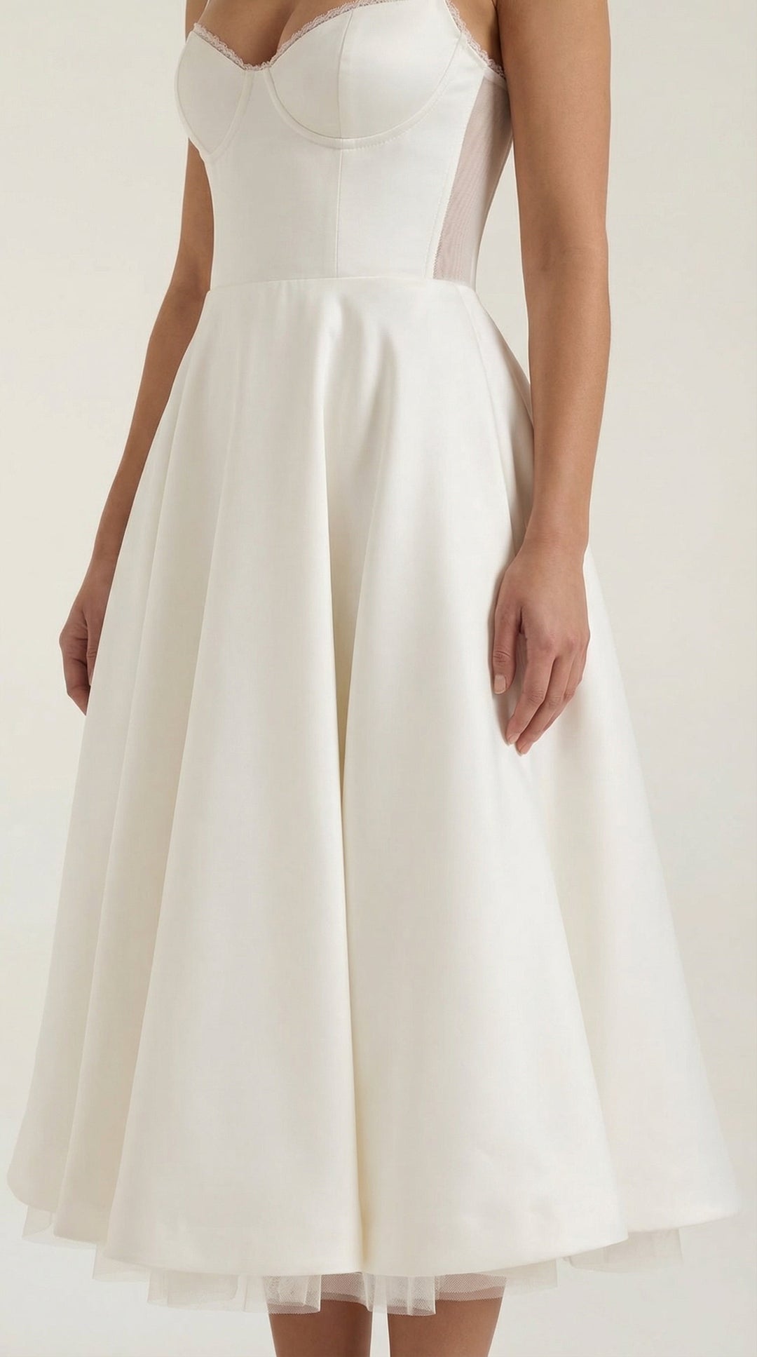 Elowira Tulle Midi Dress