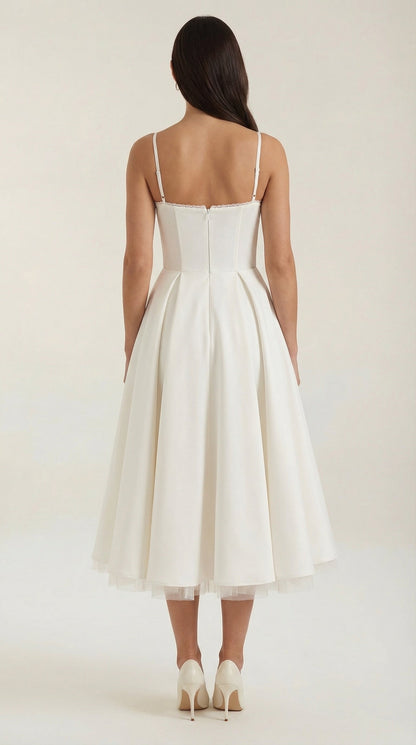 Elowira Tulle Midi Dress