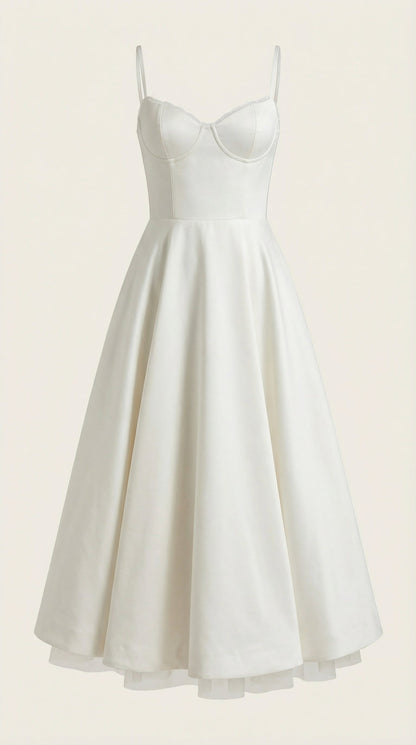 Elowira Tulle Midi Dress