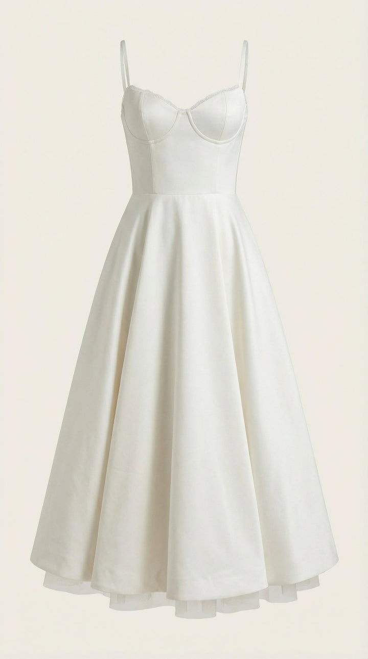 Elowira Tulle Midi Dress
