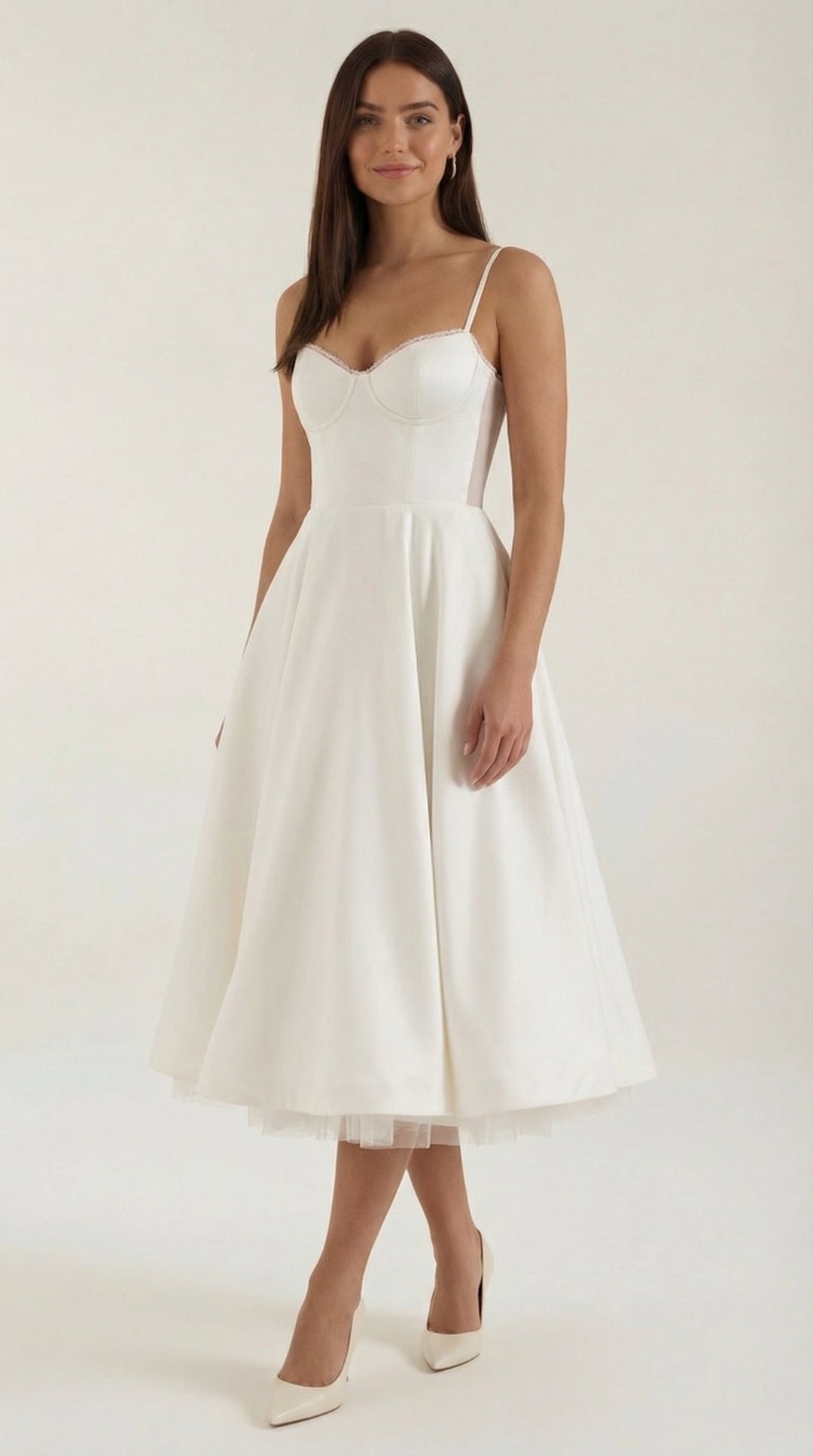 Elowira Tulle Midi Dress