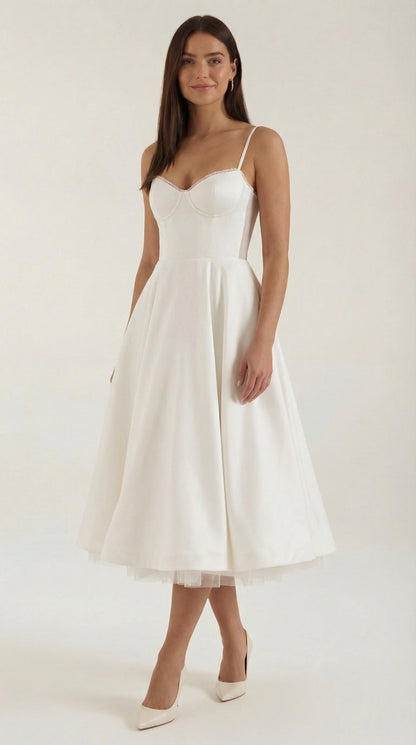 Elowira Tulle Midi Dress