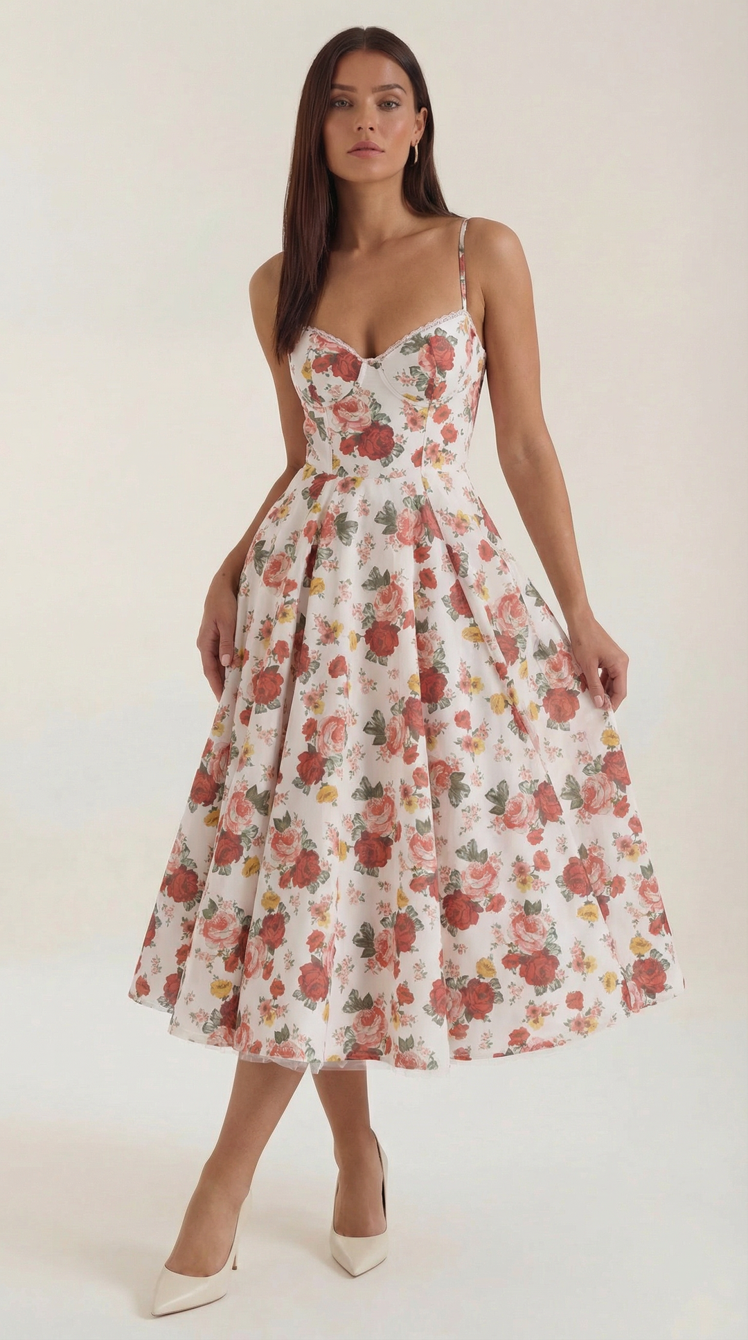Elowira Tulle Midi Dress