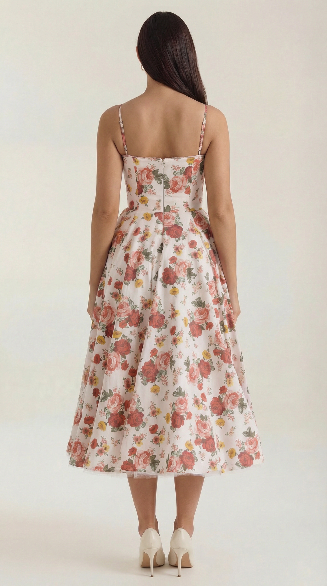 Elowira Tulle Midi Dress
