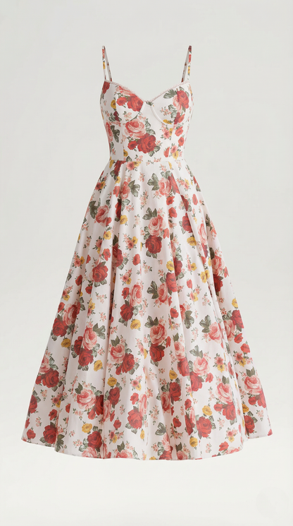 Elowira Tulle Midi Dress