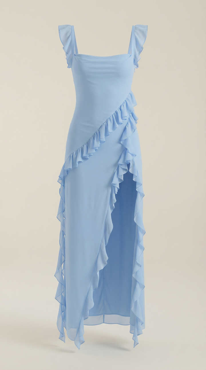 Serelina Ruffle Maxi Dress