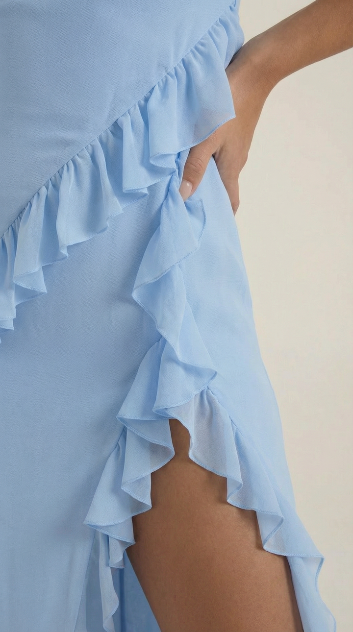 Serelina Ruffle Maxi Dress
