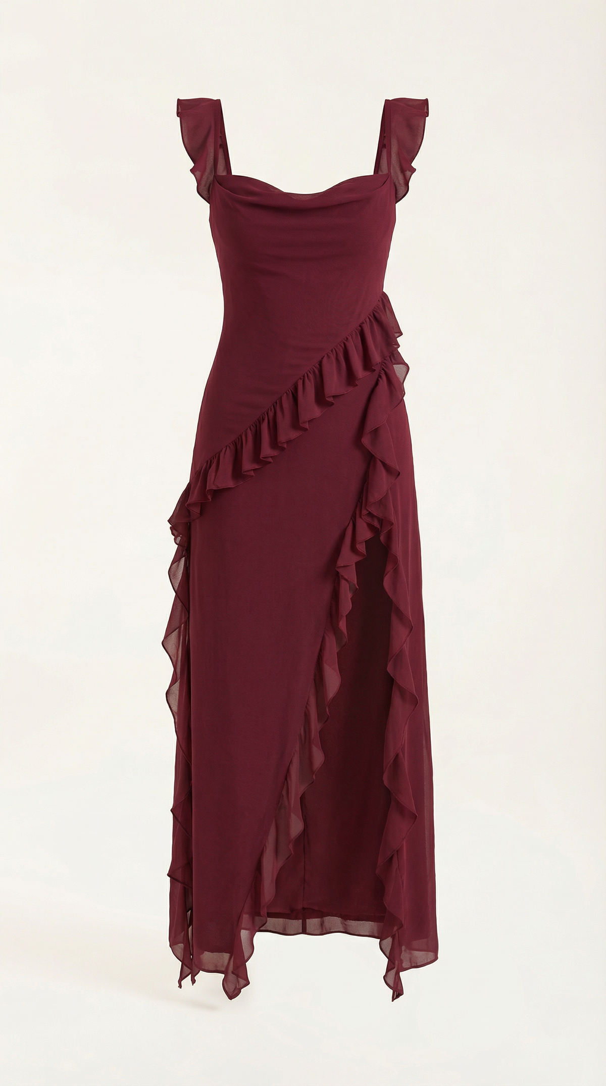Serelina Ruffle Maxi Dress