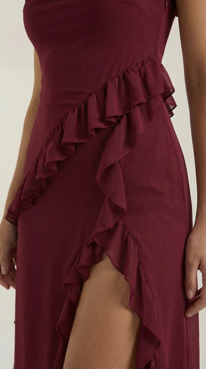 Serelina Ruffle Maxi Dress