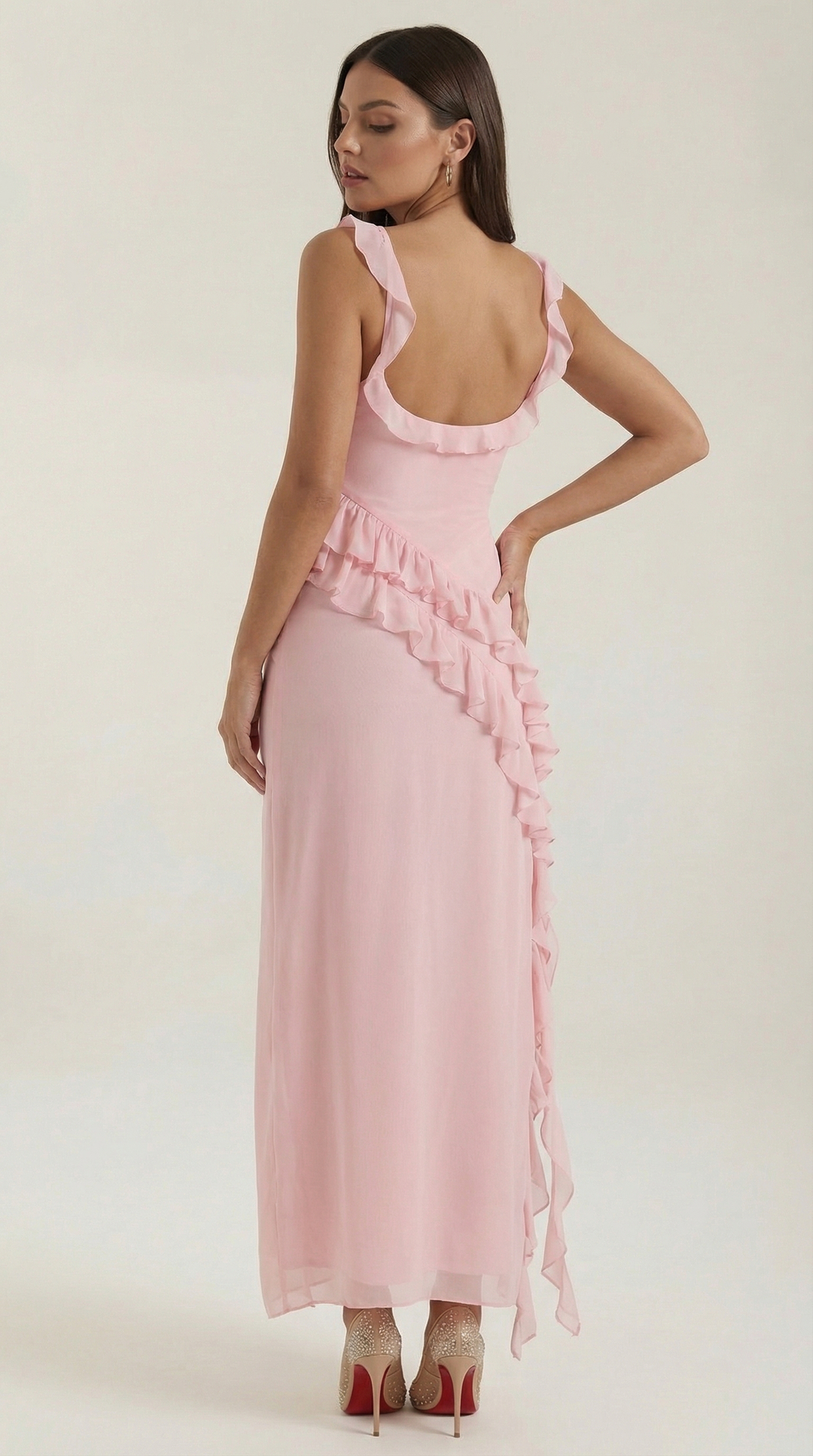 Serelina Ruffle Maxi Dress
