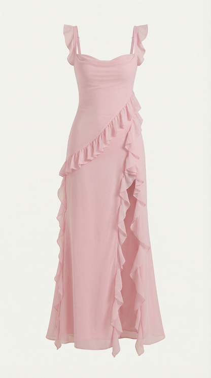 Serelina Ruffle Maxi Dress