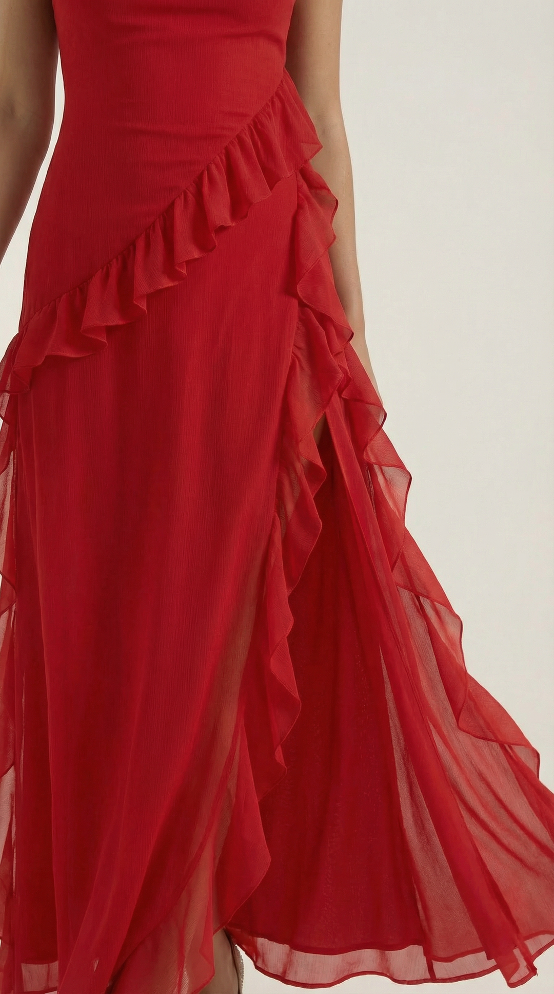 Serelina Ruffle Maxi Dress